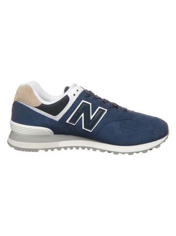New Balance Leren sneakers donkerblauw