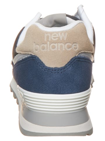 New Balance Leren sneakers donkerblauw