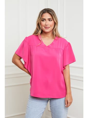 Plus Size Company Blouse roze