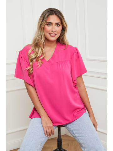Plus Size Company Bluzka w kolorze różowym