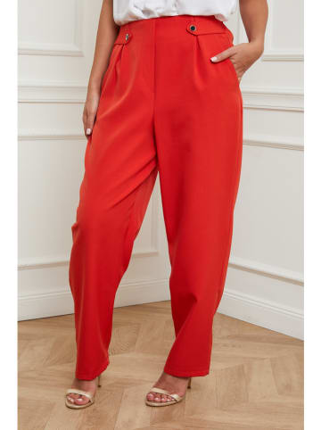 Plus Size Company Broek rood