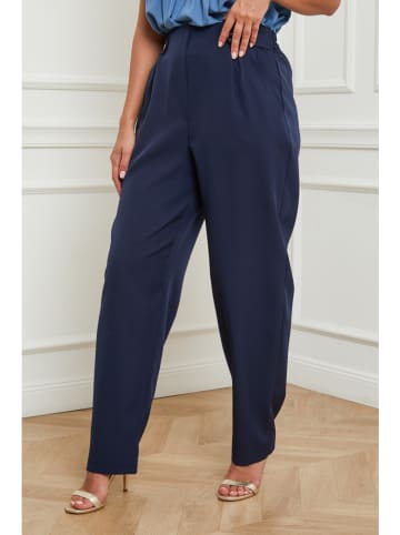 Plus Size Company Broek donkerblauw