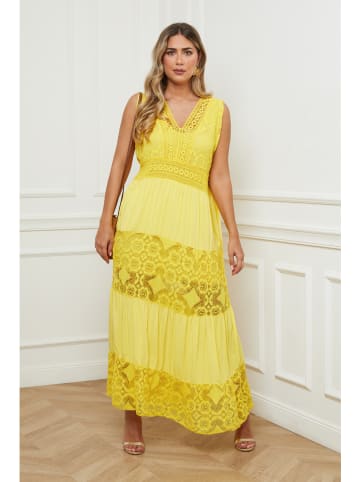 Plus Size Company Sukienka w kolorze żółtym