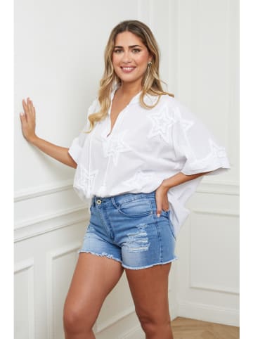 Plus Size Company Bluse in Weiß