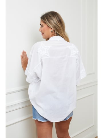 Plus Size Company Bluse in Weiß