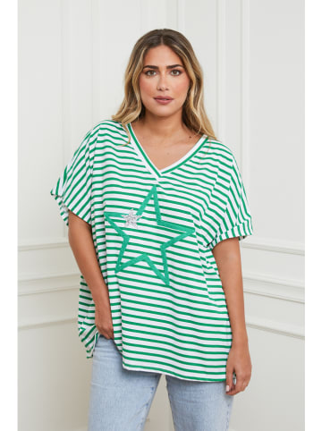 Plus Size Company Shirt groen