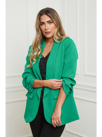 Plus Size Company Blezer "Idyle" w kolorze zielonym