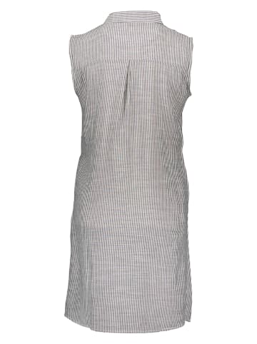 Gunes Kizi Kleid in Grau/ Weiß