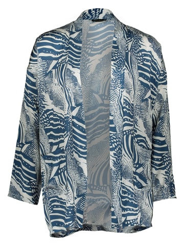 Gunes Kizi Kimono in Blau/ Weiß