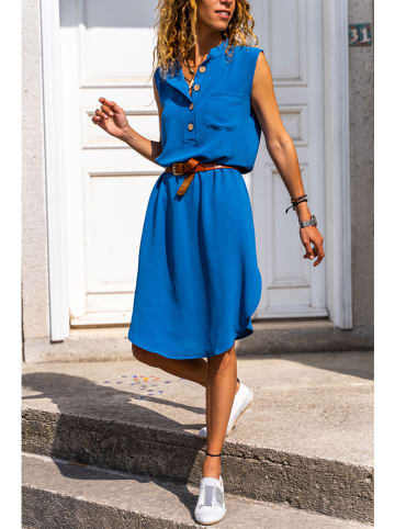 Gunes Kizi Sukienka w kolorze niebieskim