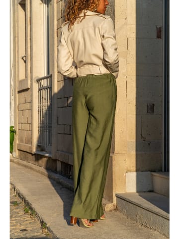 Gunes Kizi Spodnie w kolorze khaki