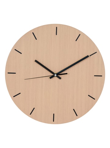 House Nordic Zegar ścienny w kolorze jasnobrązowym - Ø 30 cm