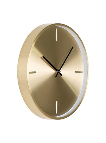 House Nordic Wanduhr in Gold - Ø 30 cm
