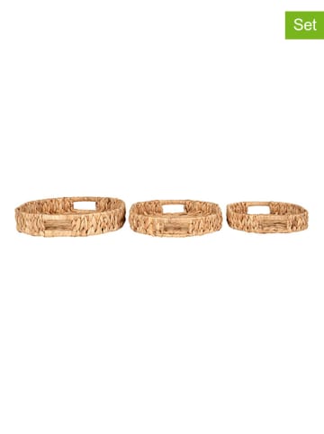 House Nordic 3-delige set: decodienbladen naturel