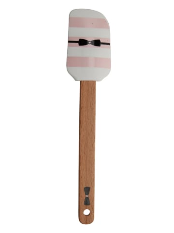 Miss Étoile Pannenlikker wit/roze - (L)25 cm