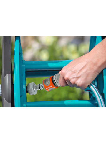 Gardena Slanghaspel "Classic 50" zwart/blauw
