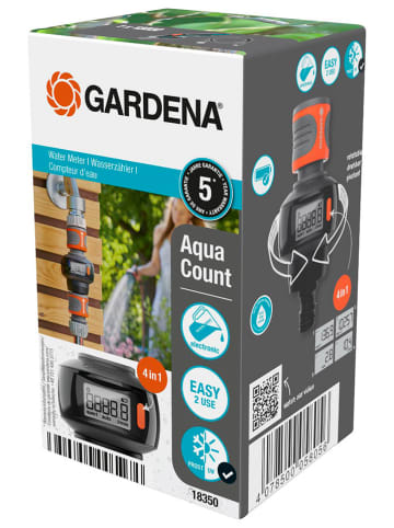 Gardena Wasserzähler "Aqua Count" in Grau