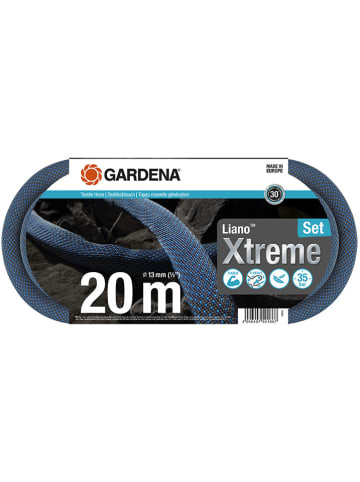 Gardena Wąż tekstylny "Xtreme" w kolorze szaro-niebieskim - dł. 20 cm