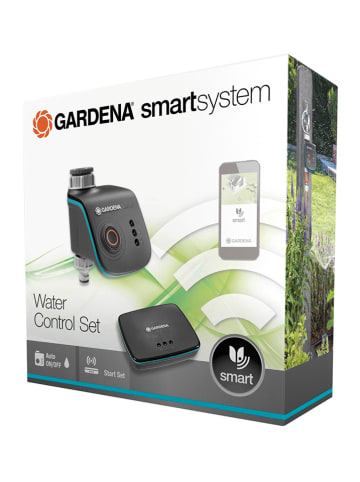 Gardena 2-częściowy zestaw "Smart Water" w kolorze czarnym