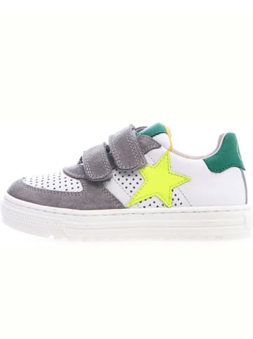 Naturino Skórzane sneakersy "Hess" w kolorze biało-szarym