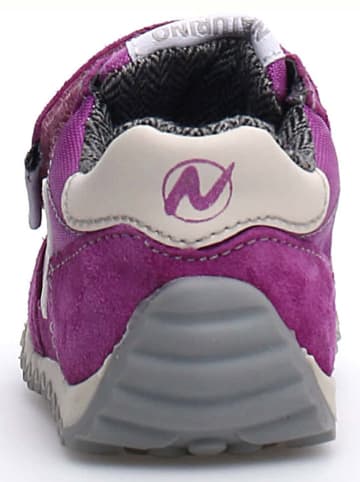 Naturino Skórzane sneakersy "Sammy" w kolorze fioletowym