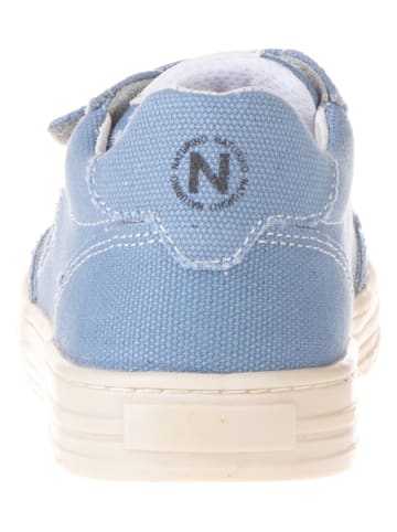 Naturino Skórzane sneakersy "Ariton" w kolorze niebieskim