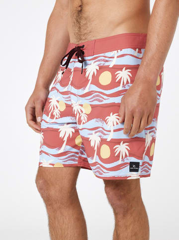 Rip Curl Badeshorts in Rot/ Hellblau