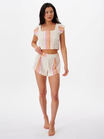Rip Curl Bluse in Creme/ Pink