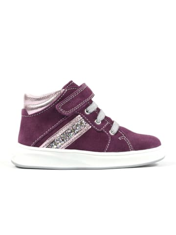 Richter Shoes Leder-Sneakers in Lila