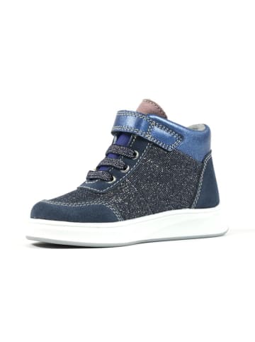 Richter Shoes Leder-Sneakers in Blau