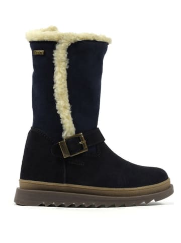 Richter Shoes Leren boots donkerblauw