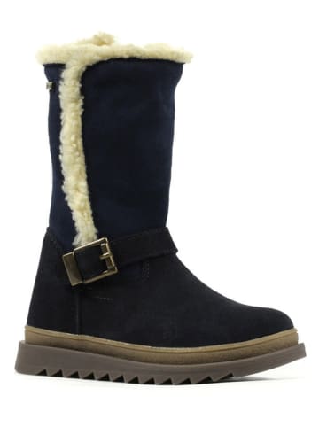 Richter Shoes Leren boots donkerblauw