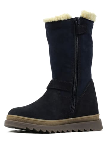 Richter Shoes Leren boots donkerblauw