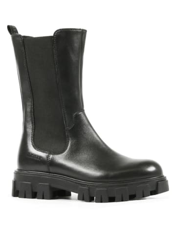 Richter Shoes Leder-Boots in Schwarz