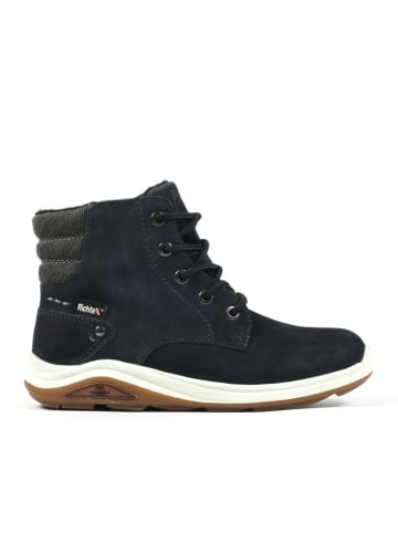 Richter Shoes Leren boots donkerblauw