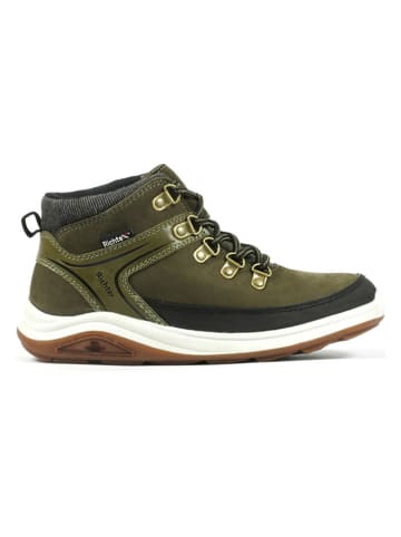 Richter Shoes Leder-Boots in Khaki