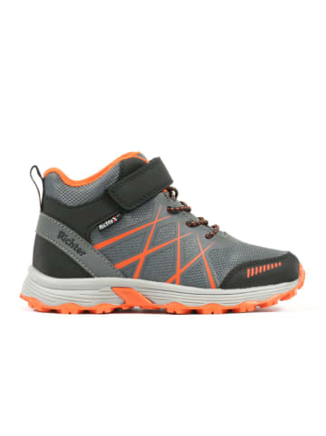 Richter Shoes Trekkingschuhe in Grau/ Orange