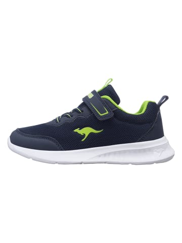 Kangaroos Sneakers "Rise" donkerblauw/groen