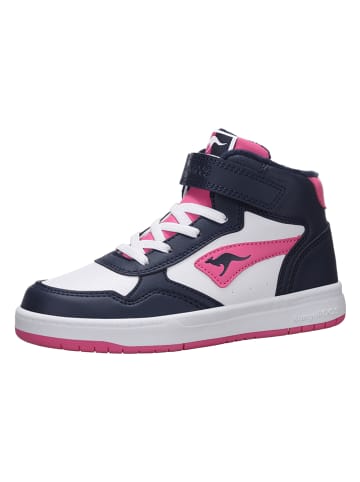 Kangaroos Sneakers "Jumbo" donkerblauw/wit/roze