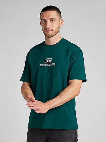 Lee Shirt donkergroen