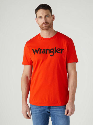 Wrangler Koszulka w kolorze czerwonym