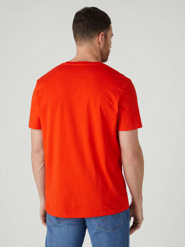 Wrangler Koszulka w kolorze czerwonym