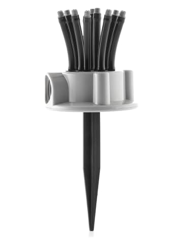 InnovaGoods Zraszacz ogrodowy w kolorze antracytowym - wys. 10 x Ø 8 cm