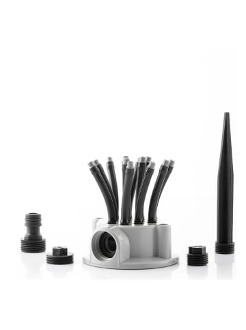 InnovaGoods Gartensprinkler in Anthrazit - (H)10 x Ø 8 cm