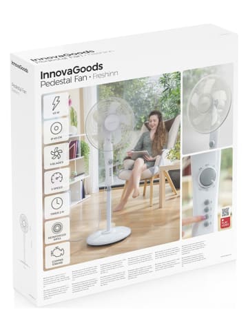 InnovaGoods Standventilator in Weiß - (H)138 x Ø 40 cm
