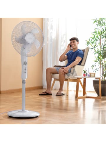 InnovaGoods Wentylator stojący w kolorze białym - wys. 138 x Ø 40 cm