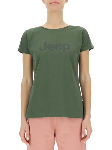 Jeep Koszulka w kolorze khaki