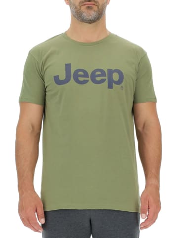 Jeep Koszulka w kolorze khaki