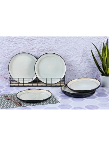 Björn 6er-Set: Speiseteller "Iris" in Creme - Ø 26 cm