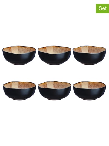 Björn 6-delige set: kommen "Iris" bruin - Ø 16,5 cm